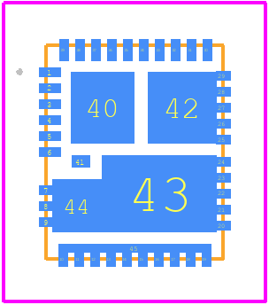 NCP303152MNTWG - onsemi PCB footprint - Other - Other - PQFN39 5X6, 0.45P CASE 483BF ISSUE B