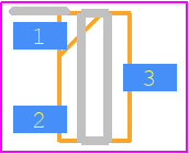 LS0504EVT233 - LITTELFUSE PCB footprint - SOT23 (3-Pin) - SOT23 (3-Pin) - LS0504EVT233-