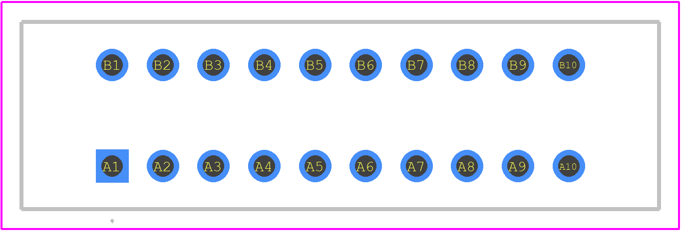 ECC10MMSN - Sullins PCB footprint - Other - Other - ECC10MMSN-4