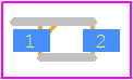 PMEG3002AEB - Nexperia PCB footprint - Small Outline Diode - Small Outline Diode - SOD523(SC-79)