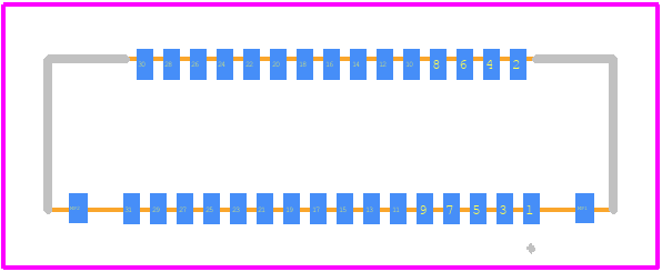 FH72-31S-0.3SHW(99) - Hirose PCB footprint - Other - Other - FH72-31S-0.3SHW(99)-1