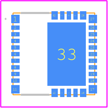 LMG3410R050RWHT - Texas Instruments PCB footprint - Other - Other - LMG3410R050RWHT-4