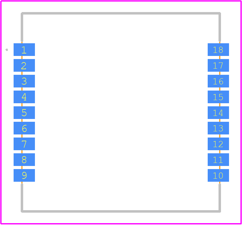 ra-07h - Ai-Thinker PCB footprint - Other - Other - SMD18