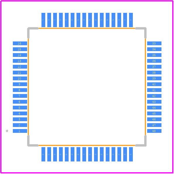 FDA802AB-VYY - STMicroelectronics PCB footprint - Other - Other - FDA802AB-VYY-2