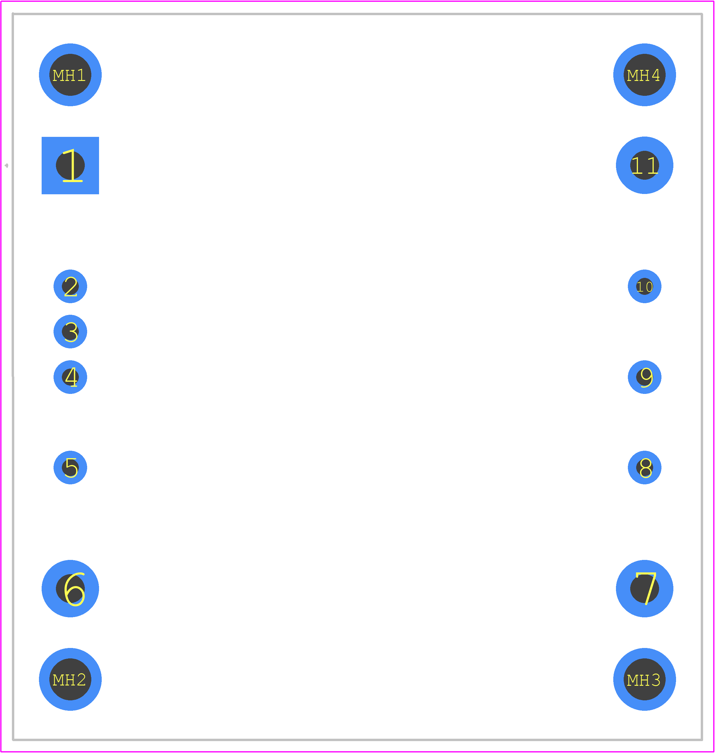 PYH200-72WS15 - TDK Lambda PCB footprint - Other - Other - PYH200-72WS15-1