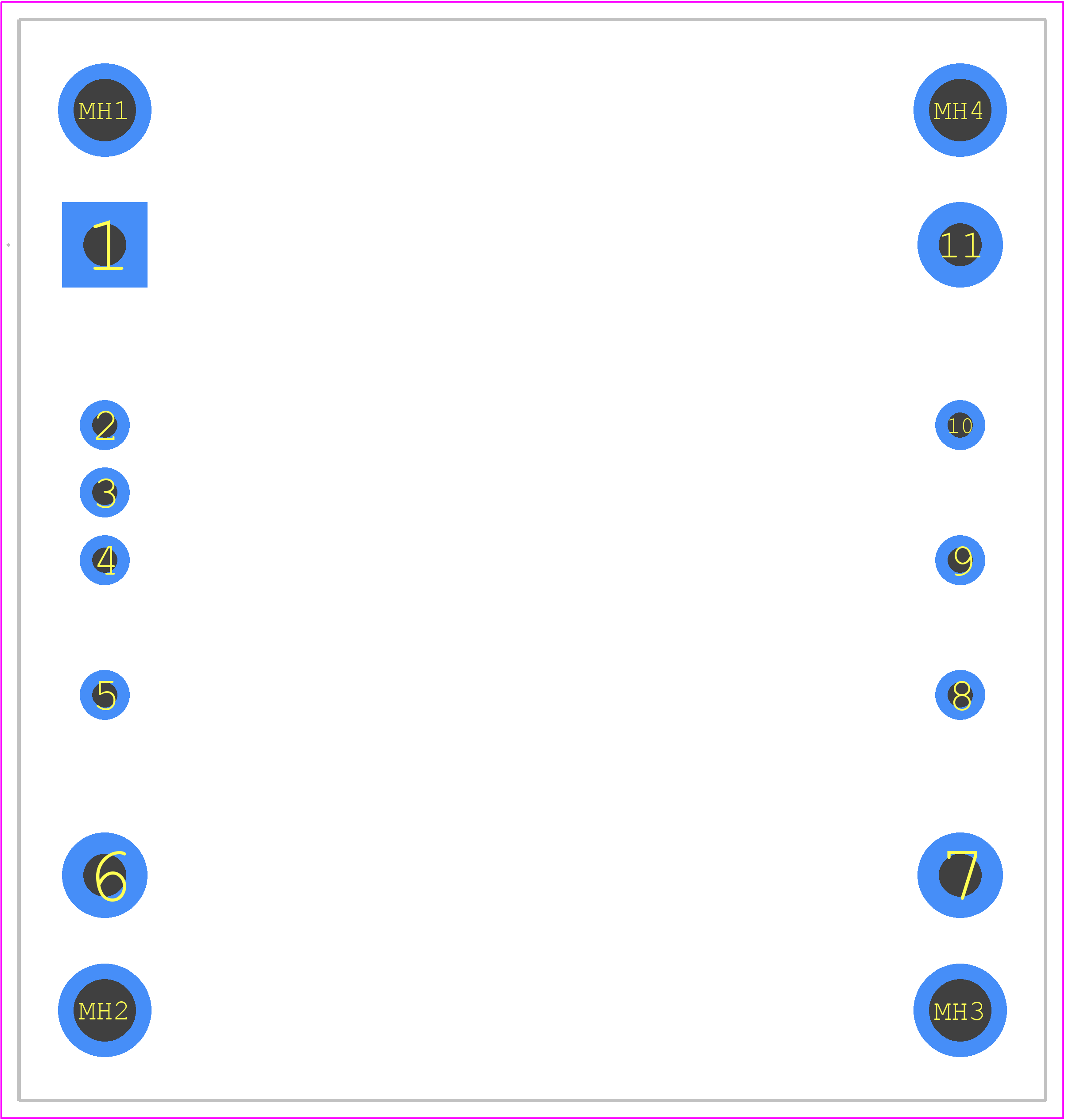 PYH200-72WS24 - TDK Lambda PCB footprint - Other - Other - PYH200-72WS24-3