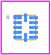 NLSV4T244 - onsemi PCB footprint - Other - Other - NLSV4T244-5