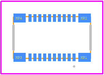 WP3-S020VA1-R500 - JAE PCB footprint - Other - Other - WP3-S020VA1-R500-2