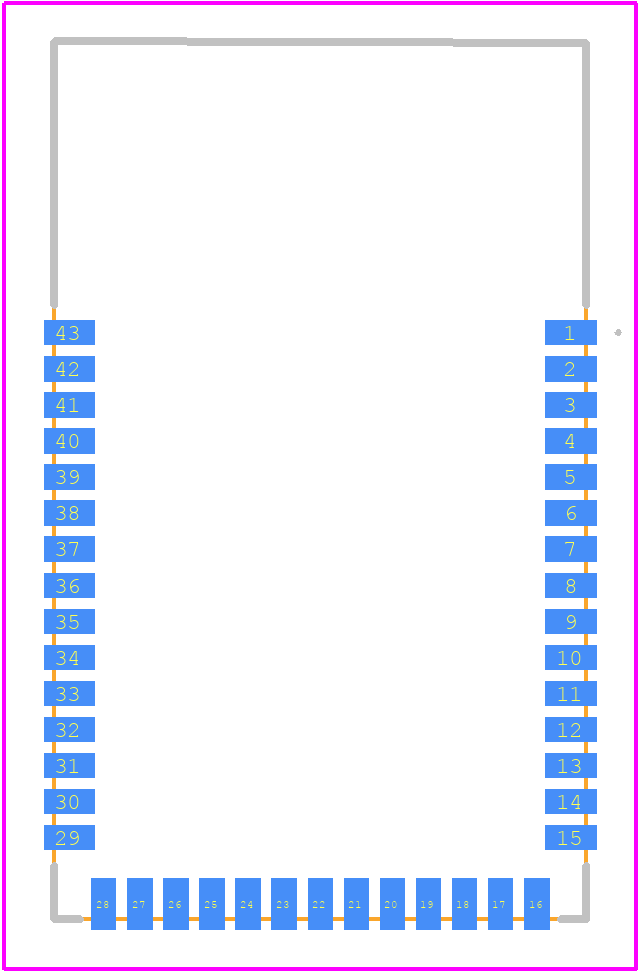 CYBLE-333074-02 - Infineon PCB footprint - Other - Other - CYBLE-333074-02-2