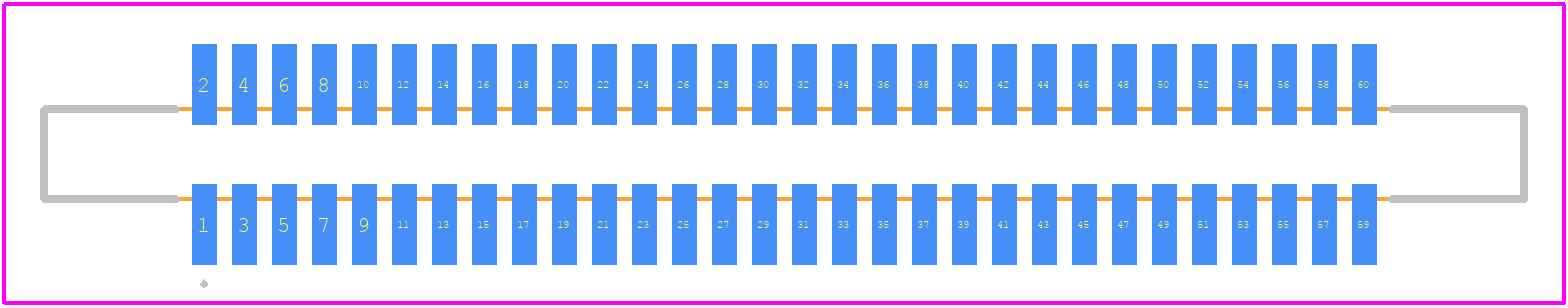 FFC3A20-30-G - GCT (GLOBAL CONNECTOR TECHNOLOGY) PCB footprint - Other - Other - FFC3A20-30-G-1