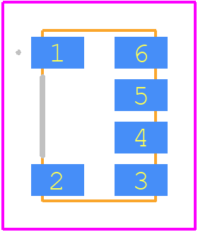 MACP-011074 - MACOM PCB footprint - Other - Other - 6mm X 4mm X 2.92mm