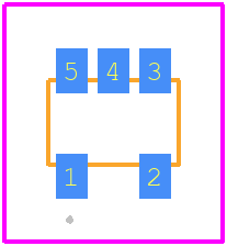 APS12628LLHALX-CFP - Allegro Microsystems PCB footprint - Other - Other - LH, 5-Pin  SOT23-W_2022