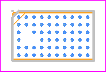 EZAIRO 7160 SL - onsemi PCB footprint - BGA - BGA - EZAIRO 7160 SL