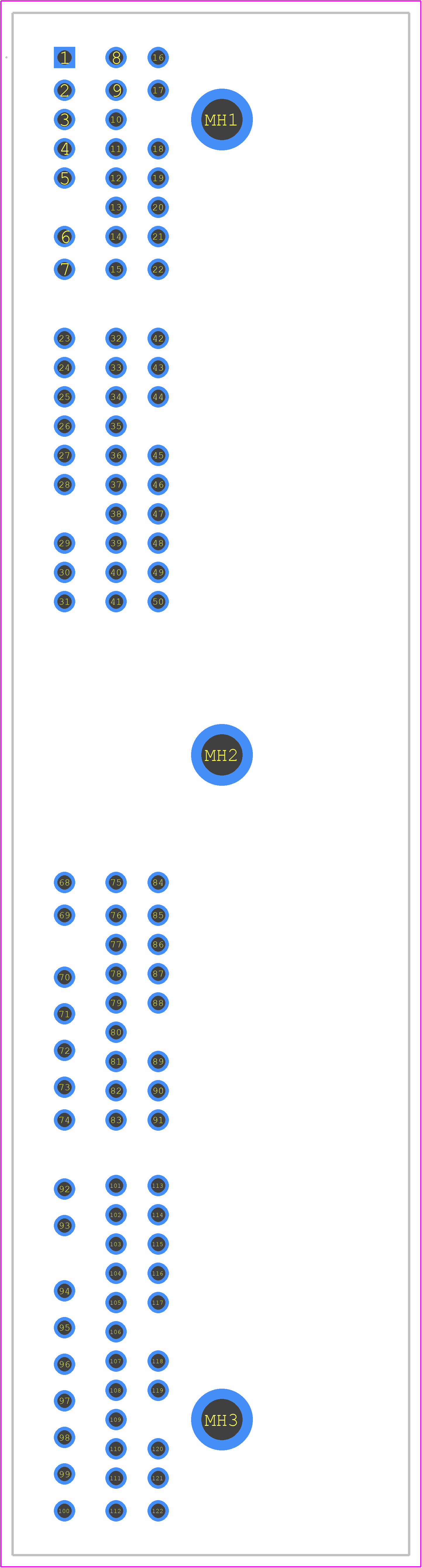 3-353016-1 - TE Connectivity PCB footprint - Other - Other - 3-353016-1-3