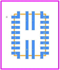 MP3435GL - Monolithic Power Systems (MPS) PCB footprint - Other - Other - QFN-20 (3mmx4mm)