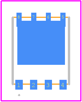 DMT64M2LPSW-13 - Diodes Incorporated PCB footprint - Other - Other - PowerDI5060-8 (SWP)  (Standard)