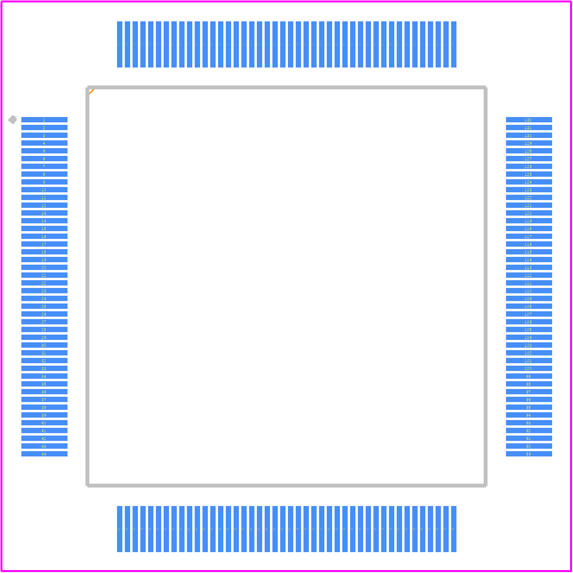VA41630-CQ176 - VORAGO PCB footprint - Other - Other - CQ176