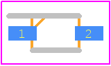 RB751V40 - onsemi PCB footprint - Small Outline Diode - Small Outline Diode - SOD−323