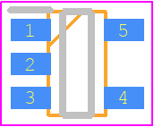DW02C - Microne PCB footprint - SOT23 (5-Pin) - SOT23 (5-Pin) - SOT23-5_2022