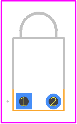 H131CHD-160 - Bivar PCB footprint - Other - Other - T-1 (3mm)