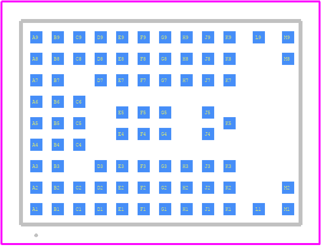 NORA-B121-00B - u-blox PCB footprint - Other - Other - NORA-B121-00B-3