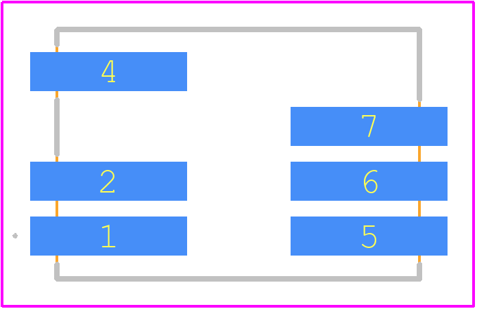 R2M-2424S/SMD - RECOM Power PCB footprint - Other - Other - R2M-2424S/SMD