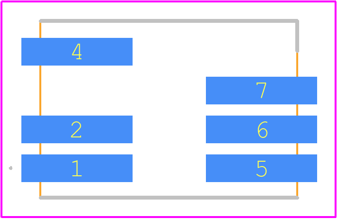 R1M-2415D/SMD - RECOM Power PCB footprint - Other - Other - SMD-7_ 2022