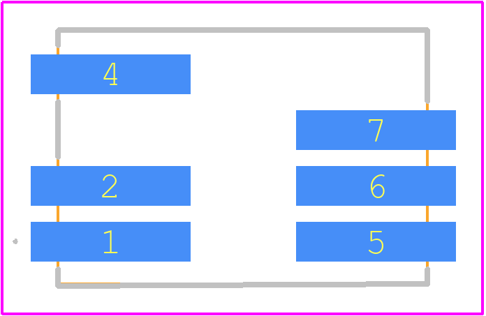 R5M-2409S/SMD - RECOM Power PCB footprint - Other - Other - SMD-7_(H=10.7mm)