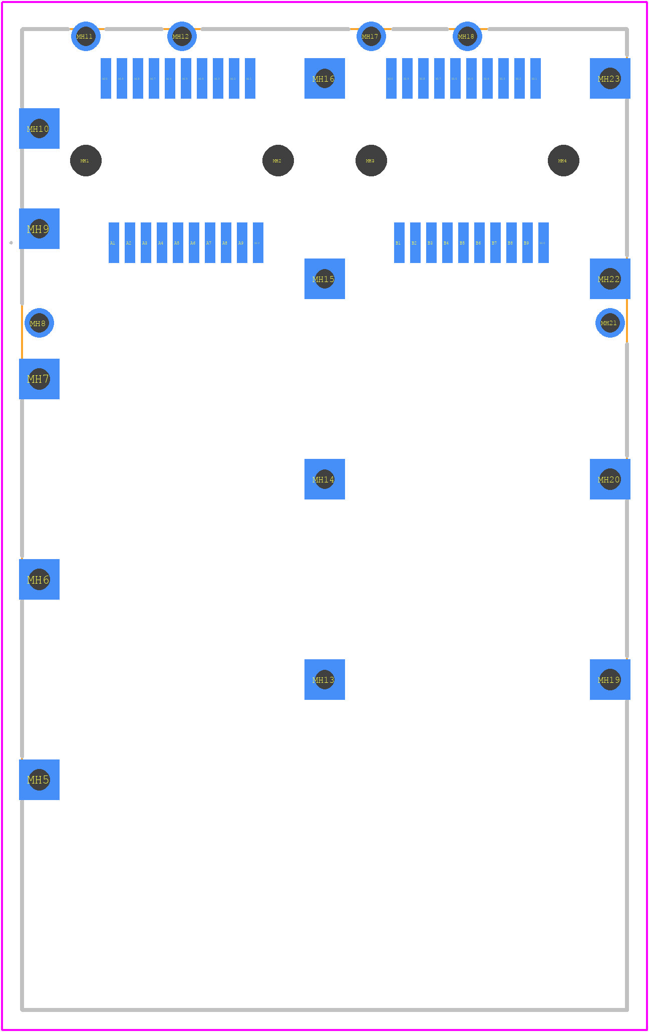 U77-E26DH-2071 - Amphenol PCB footprint - Other - Other - U77-E26DH-2071-2