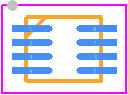 SX9330LIULTRT - SEMTECH PCB footprint - Small Outline No-lead - Small Outline No-lead - DFN-8
