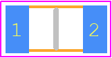 RT1206BRD0750KL - Yageo Group PCB footprint - Capacitor Chip Non-polarised - Capacitor Chip Non-polarised - 1206-5-ren1