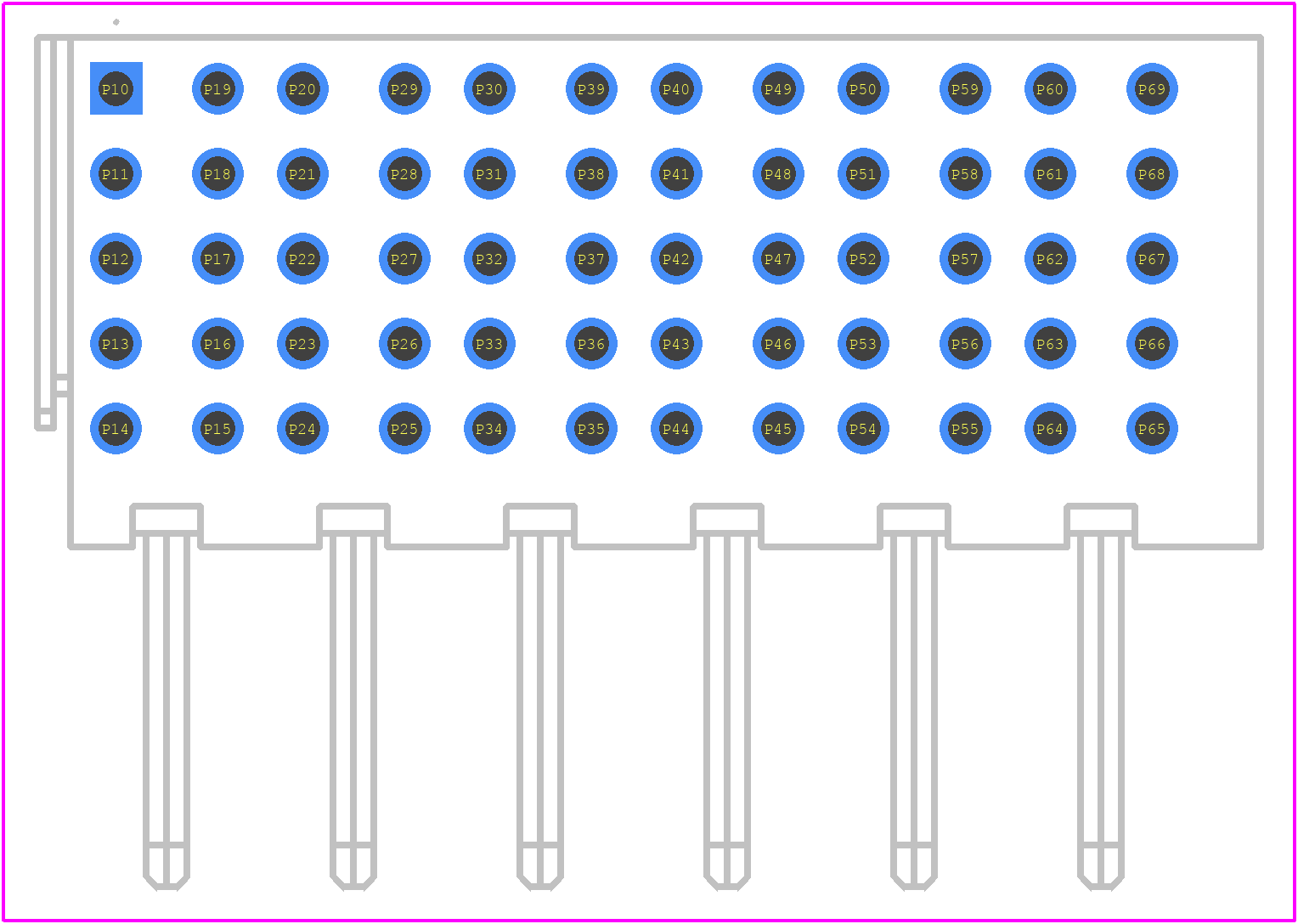 464379206 - Molex PCB footprint - Other - Other - 464379206-2