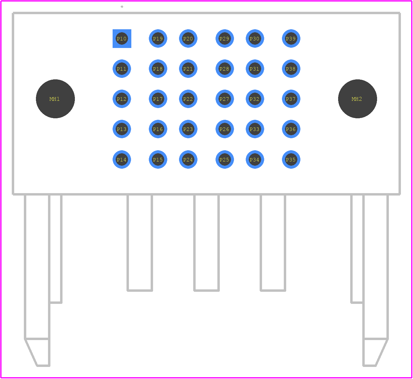 464379303 - Molex PCB footprint - Other - Other - 464379303-2