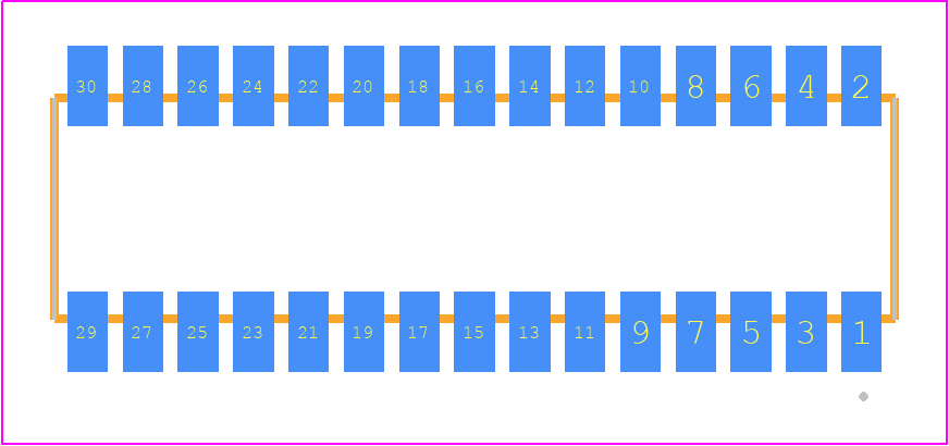 RSM-115-02-L-D - SAMTEC PCB footprint - Other - Other - RSM-115-02-XX-D