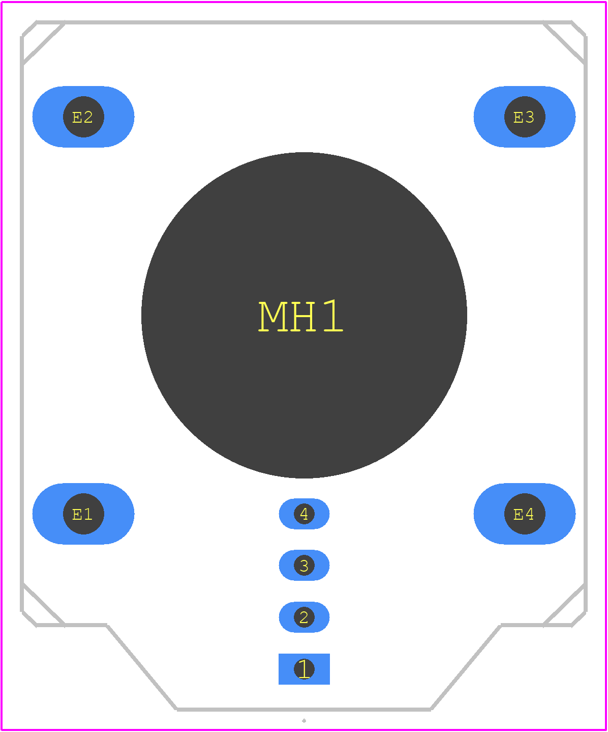 HC5FW 900-S - LEM PCB footprint - Other - Other - HC5FW 900-S-1