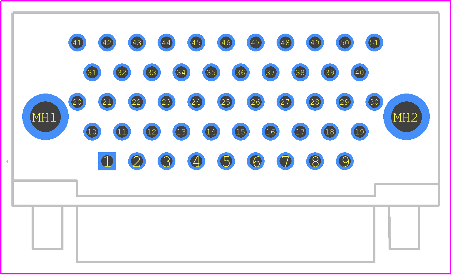 DCCM-51PCBRPN - Bel PCB footprint - Other - Other - DCCM-51PCBRPN-2