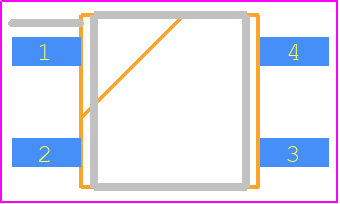 AQY212S - Panasonic PCB footprint - Small Outline Packages - Small Outline Packages - SOP4-ren1