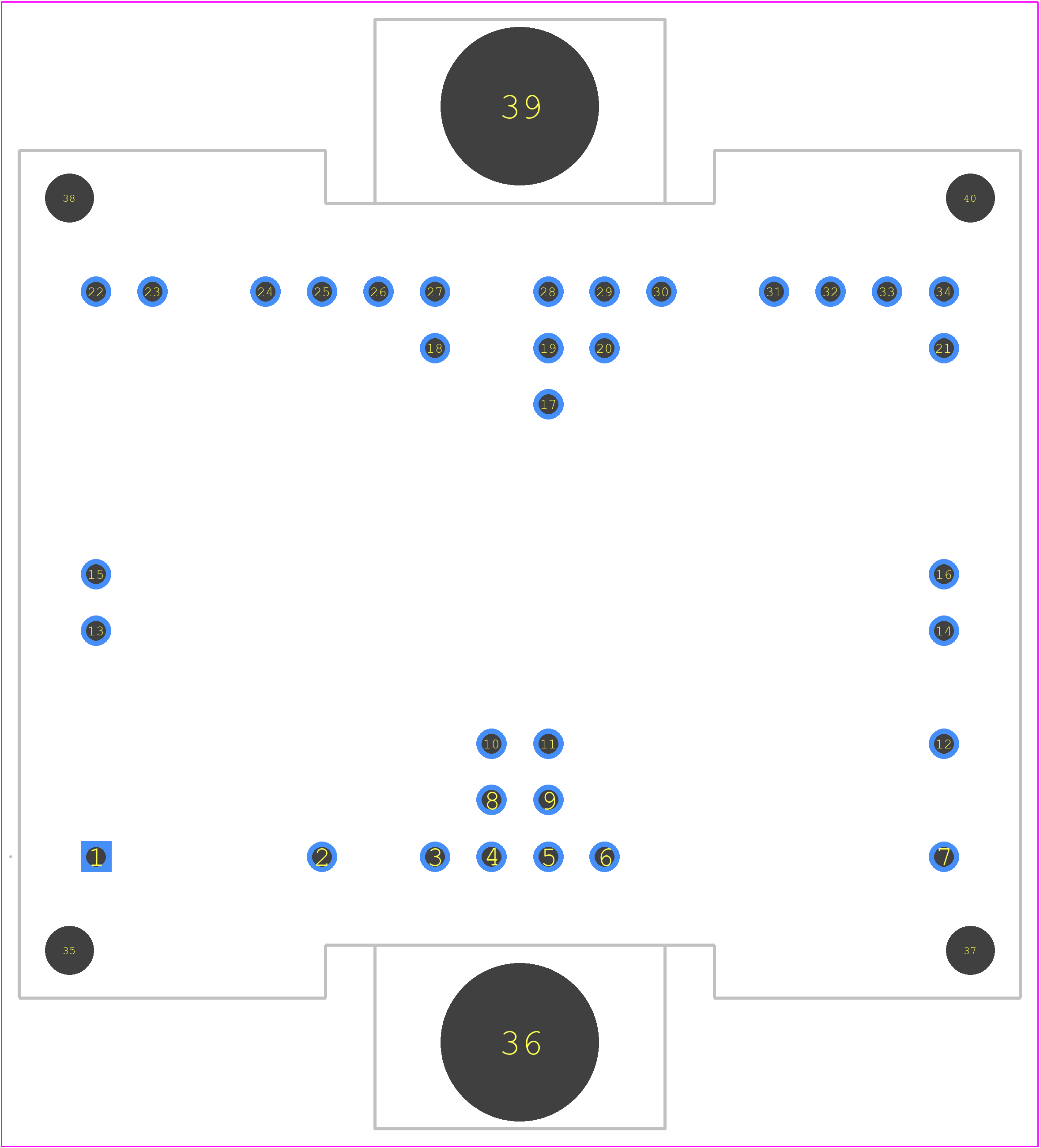 F3L100R07W2E3_B11 - Infineon PCB footprint - Other - Other - F3L100R07W2E3_B11-1