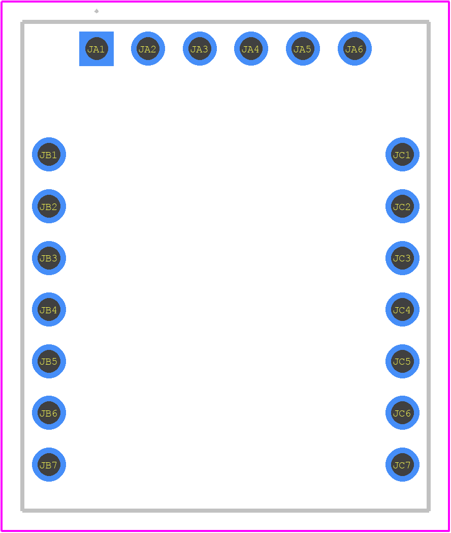 W5500io - WIZnet Inc PCB footprint - Other - Other - 20mm x 24mm x 2.6mm