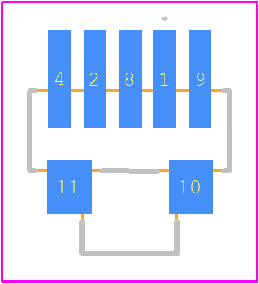 RDS-4S-7229-R-ASMT-TR - Same Sky PCB footprint - Other - Other - RDS-4S-7229-R-ASMT-TR-3