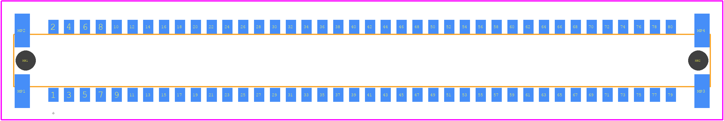 ESMC-F-80-SGS-SMT-A-PP-T/R - Adam Tech PCB footprint - Other - Other - ESMC-F-80-SGS-SMT-A-PP-T/R-2