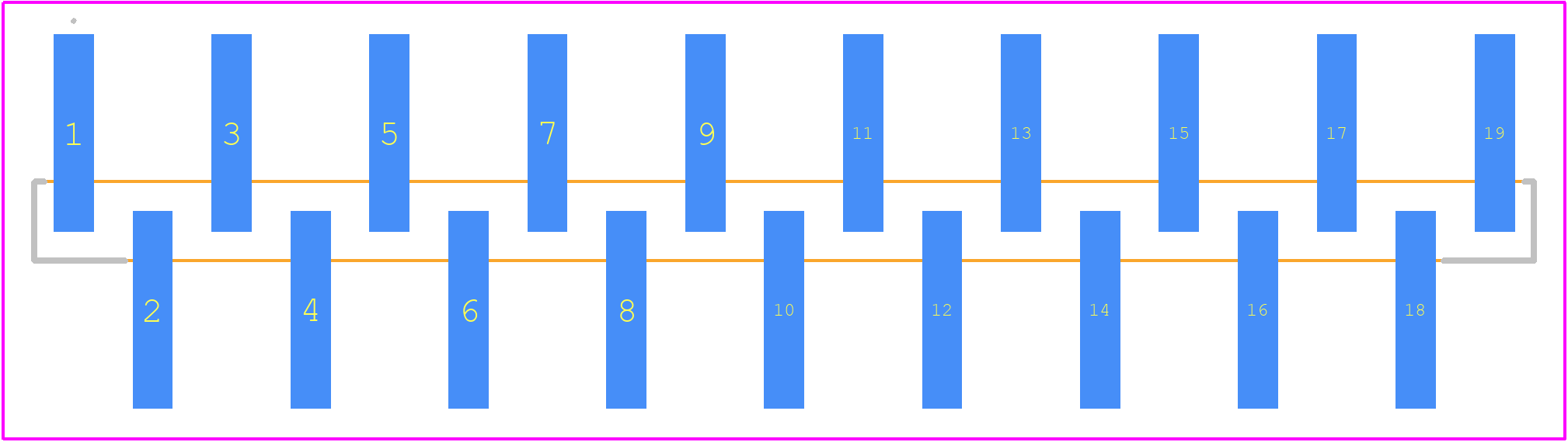 GBC19SABN-M30 - Sullins PCB footprint - Other - Other - GBC19SABN-M30-4