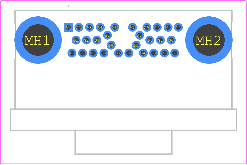 MUSBRM1C1M0 - Amphenol PCB footprint - Other - Other - MUSBRM1C1M0-1