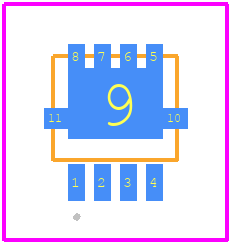 NVTYS025P04M8L - onsemi PCB footprint - Other - Other - LFPAK8 3.3x3.3, 0.65P CASE 760AD ISSUE E
