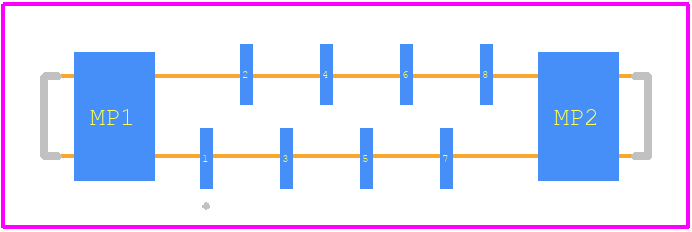 5561-08-1 - W+P Products PCB footprint - Other - Other - 5561-08-1-1