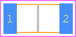 GHVC2010-2M2FT3 - TT Electronics PCB footprint - Resistor Chip - Resistor Chip - 2010_2022