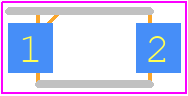 SKL13 - Diotec PCB footprint - Small Outline Diode Flat Lead - Small Outline Diode Flat Lead - SKL13