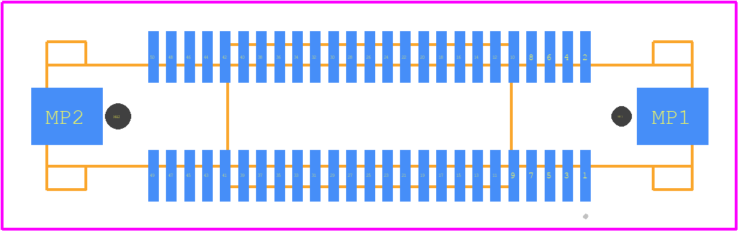 0536250574 - Molex PCB footprint - Other - Other - 0536250574-1
