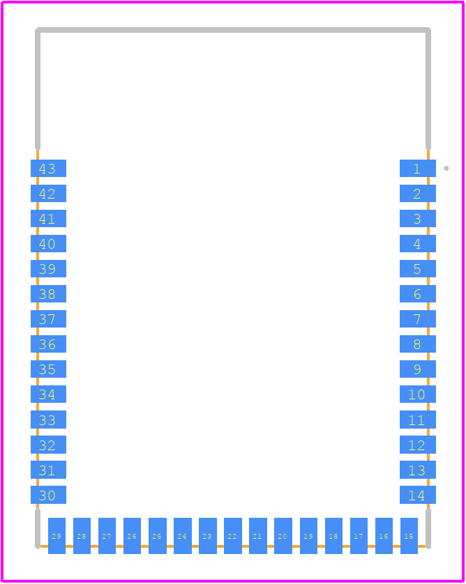 CYBLE-416045-02 - Infineon PCB footprint - Other - Other - CYBLE-416045-02-2