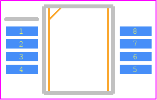 CT452-H06MRTS08 - Crocus PCB footprint - Small Outline Packages - Small Outline Packages - TSSOP-8 Package Drawing and Dimensionsaa